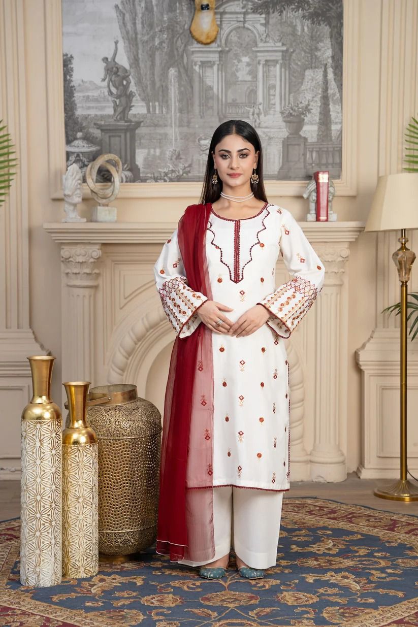 BELANCCI - NOOR E RIWAYAT 3PCS WITH CHAFFON DUPATTA