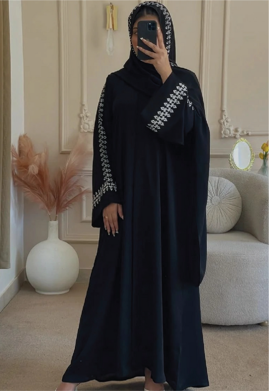 BELANCCI - EMBEREDGE ABAYA WITH STOLLER