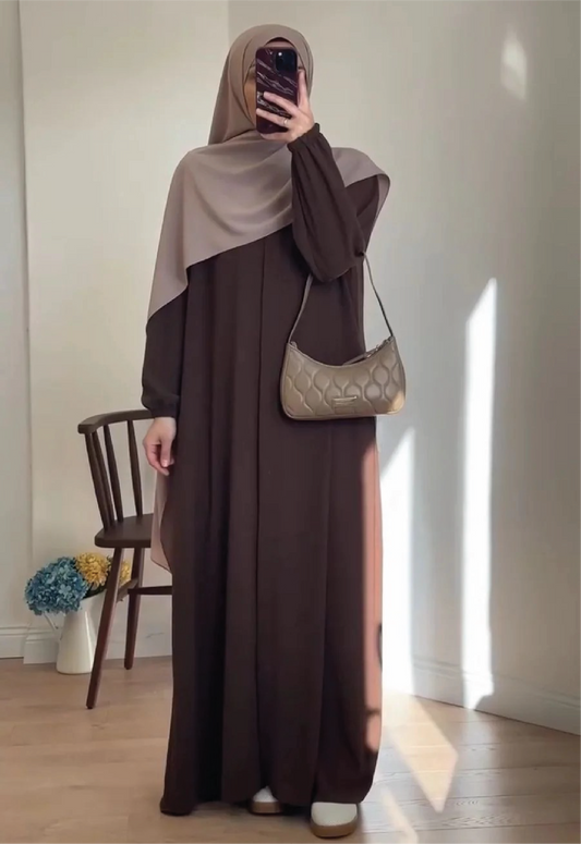 BELANCCI - MODEST ABAYA WITH STOLLER