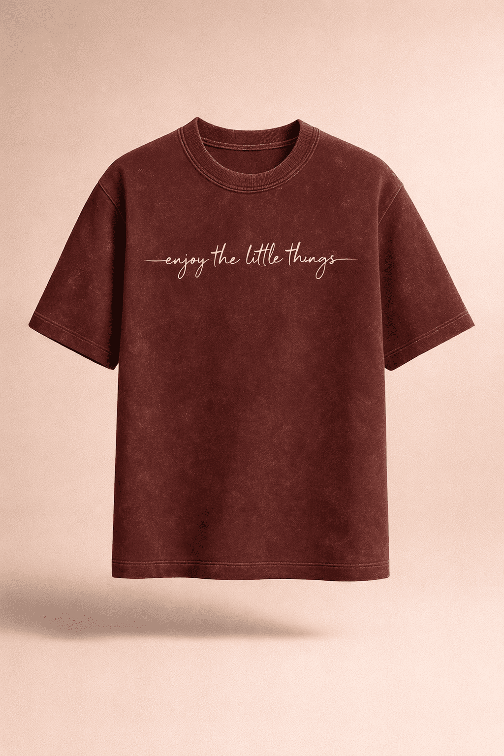 Oversized Acid Wash T Shirt For Girls – Vintage Washed Graphic Print Loose Fit Streetwear Tee Drop Shoulder Casual Summer Shirt for Women