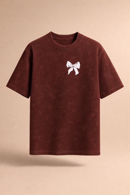 Oversized Acid Wash T Shirt For Girls – Vintage Washed Graphic Print Loose Fit Streetwear Tee Drop Shoulder Casual Summer Shirt for Women