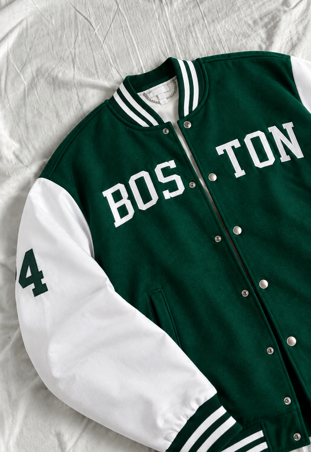 BELANCCI GREEN BOSTON VARSITY JACET