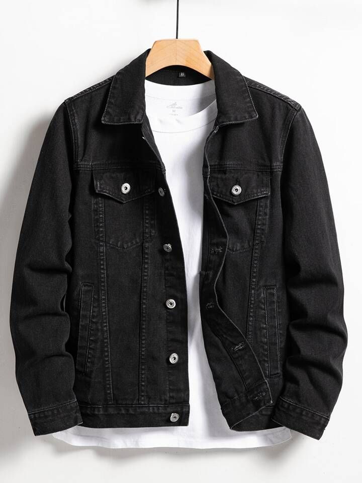 BELANCCI BLACK DENIM JACKET