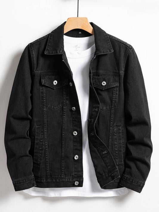 BELANCCI BLACK DENIM JACKET