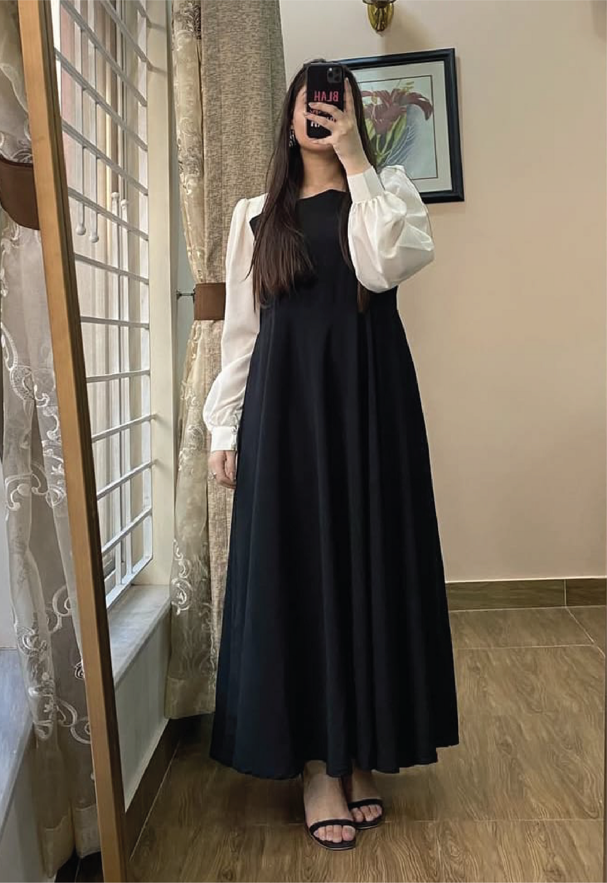 BELANCCI - BLACK ELEGANT  FROCK