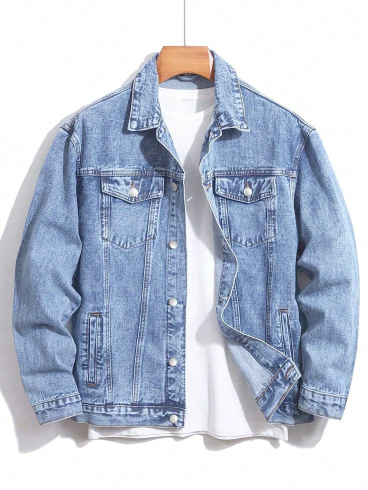 BELANCCI ICE BLUE DENIM JACKET