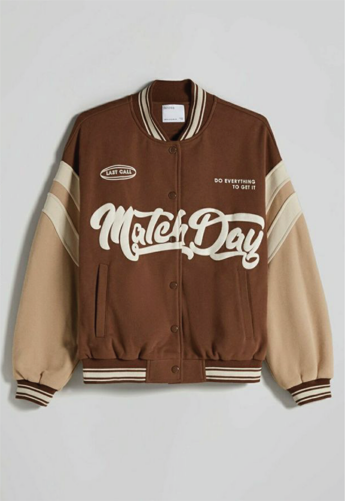 BELANCCI MATCHDAY BROWN VARSITY JACET