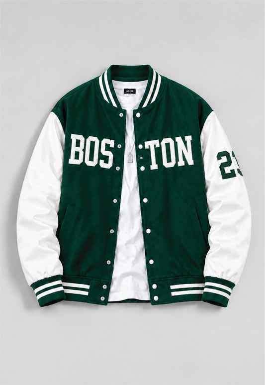 BELANCCI GREEN BOSTON VARSITY JACET