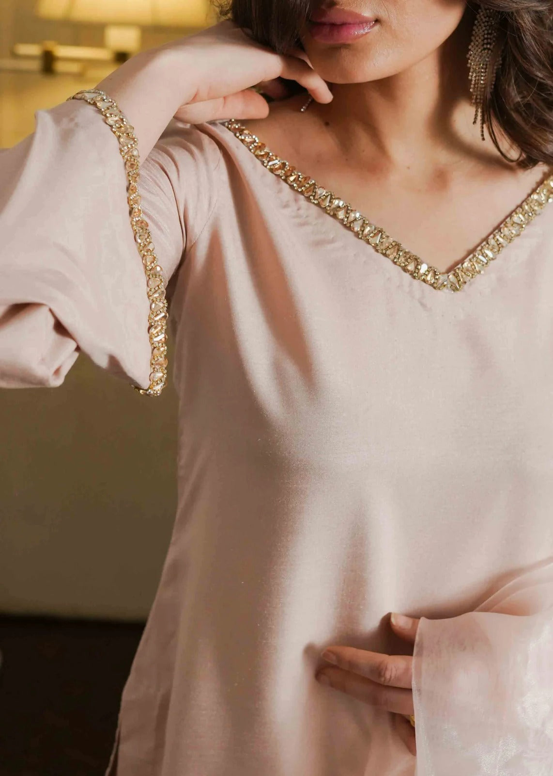 BELANCCI - OPALINE GRACE (3PC) WITH ORGANZA DUPATTA