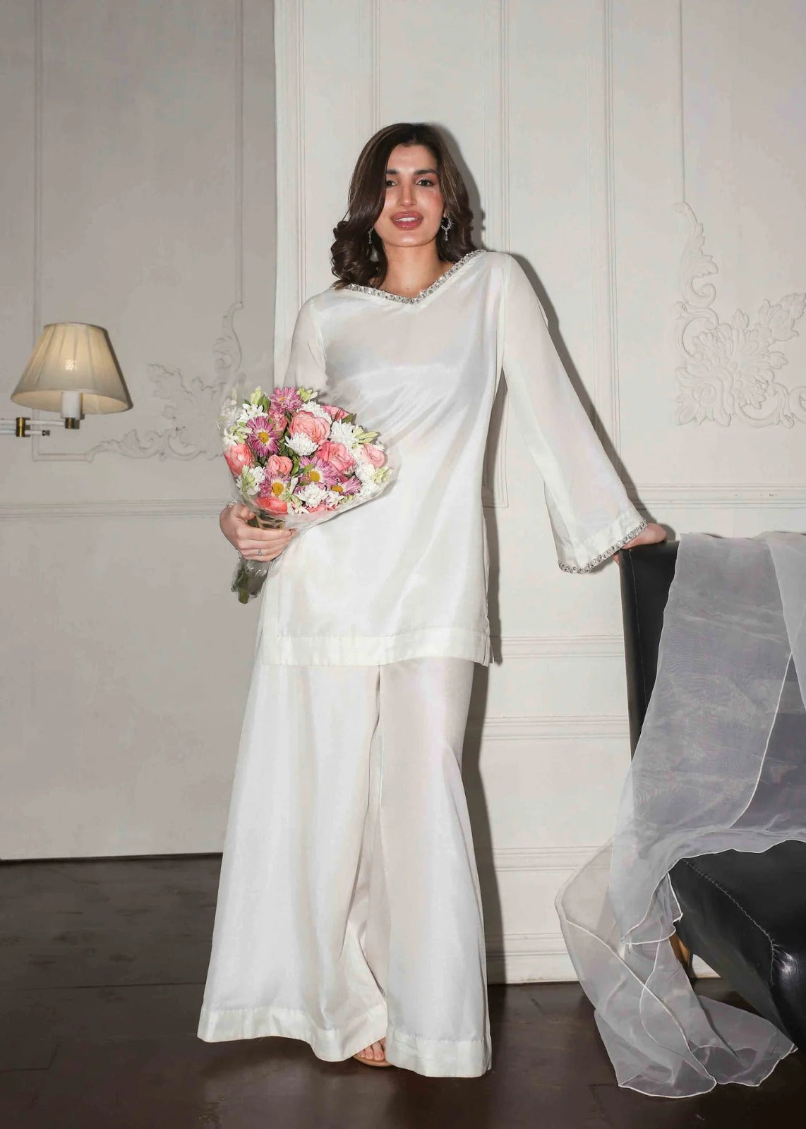 BELANCCI - OPALINE GRACE (3PC) WITH ORGANZA DUPATTA