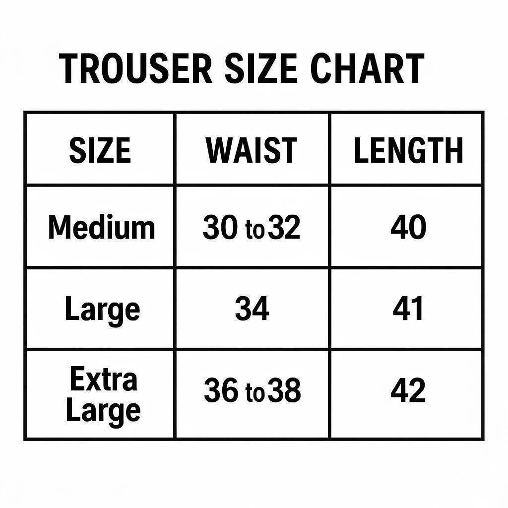 Trousers for Men & Boys - Stylish Baggy Trouser Pents - Casual Pants for Summer & Winter