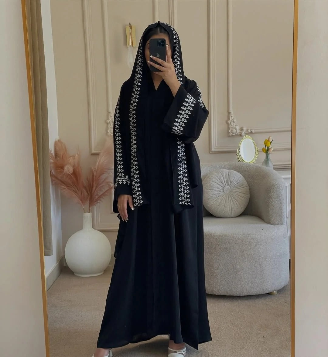 BELANCCI - EMBEREDGE ABAYA WITH STOLLER