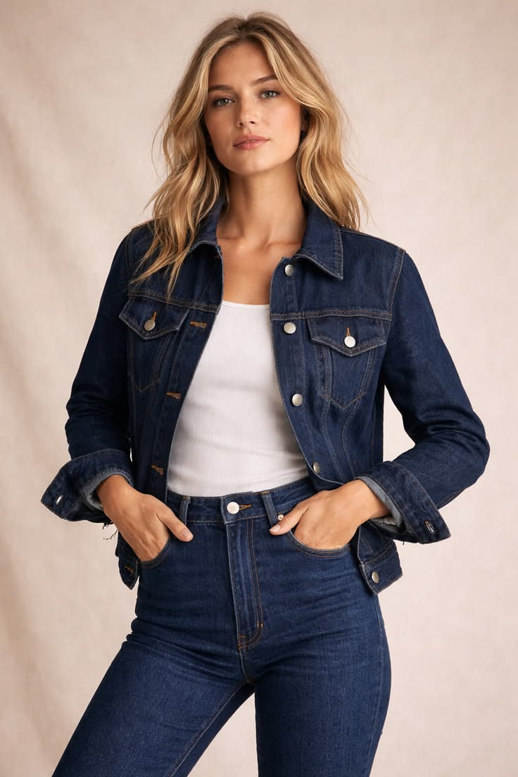 BELANCCI BLUE DENIM JACKET